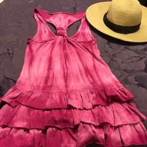 Tie-dyed Designer Racer Back Shirt